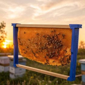Fast assembly honey bee frames for beekeeping
