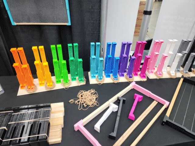 QuickFrame color samples and rubber-band voting display at NAHBE 2025